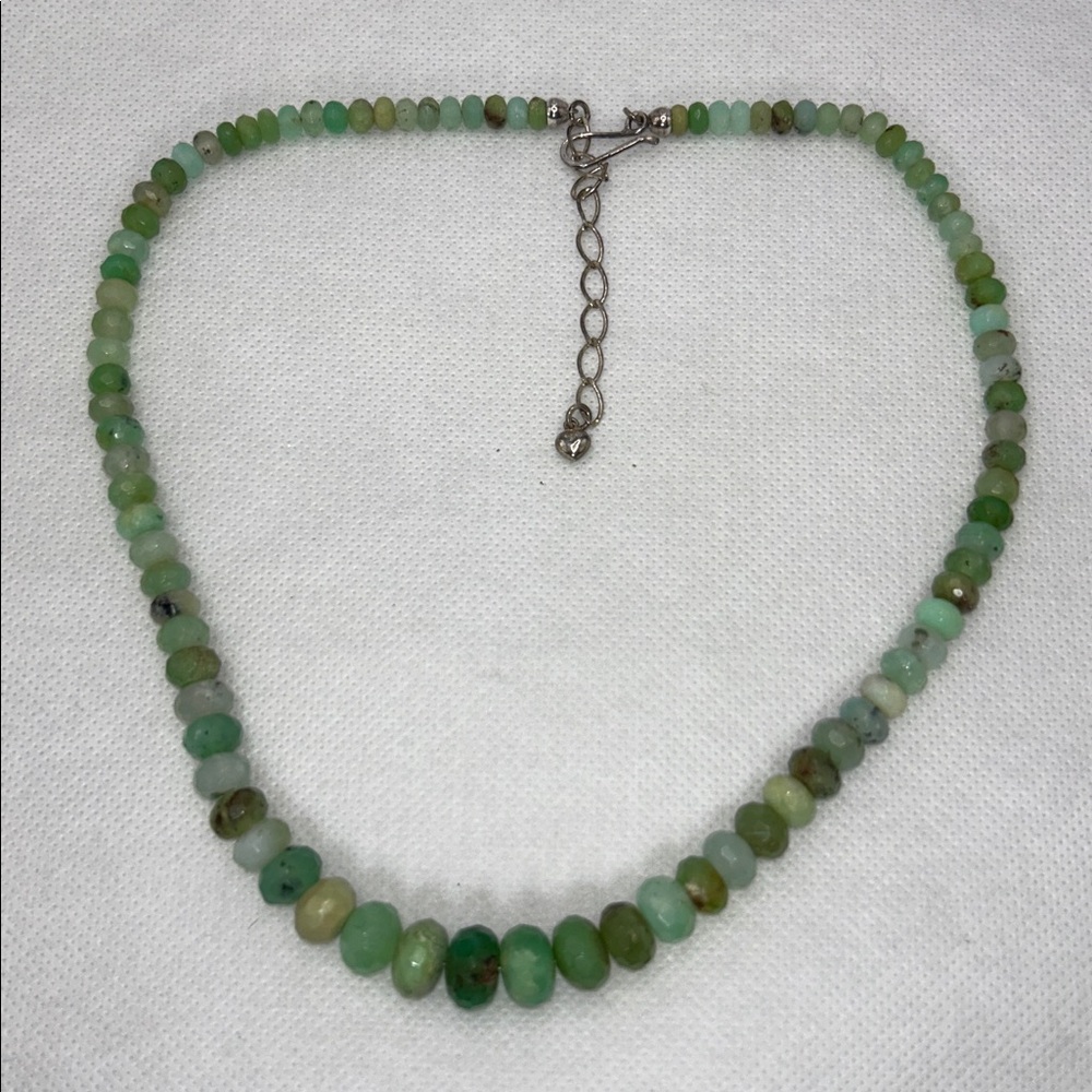 Vintage Mine Finds Genuine Gemstone Faceted Bead Necklace